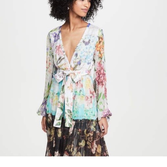 NEW Rococo Sand Trinity Maxi SUMMER DETAILED FLORAL Dress SIZE XS STUNNING DEESS - Picture 2 of 5